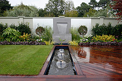Pond with Decking
